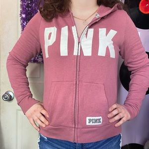 PINK Zipped Hoodie